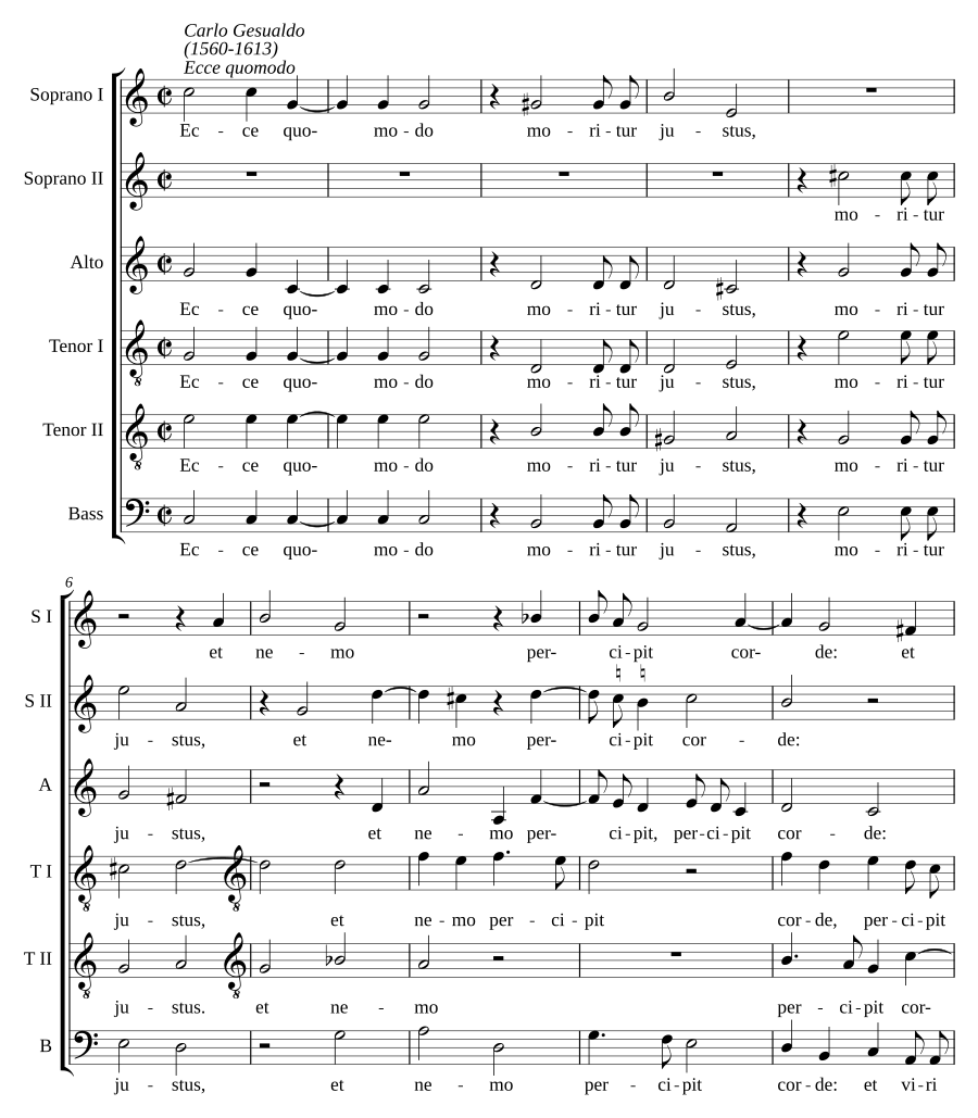 Ecce quomodo moritur justus