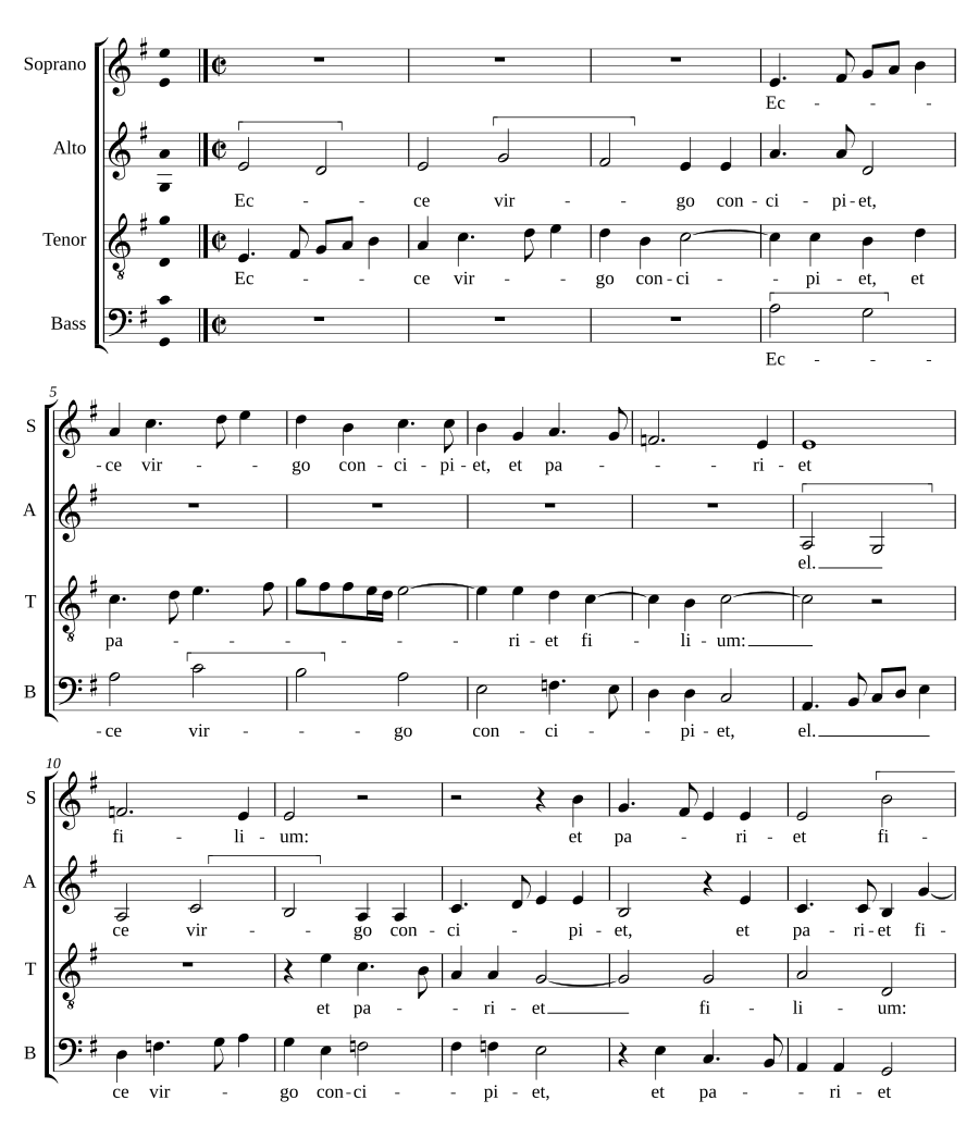 Ecce virgo concipiet