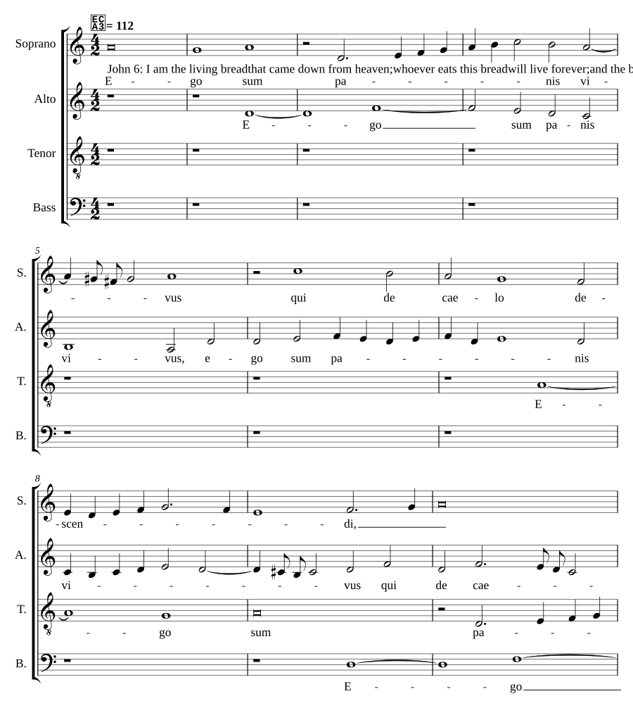 Ego sum panis vivus