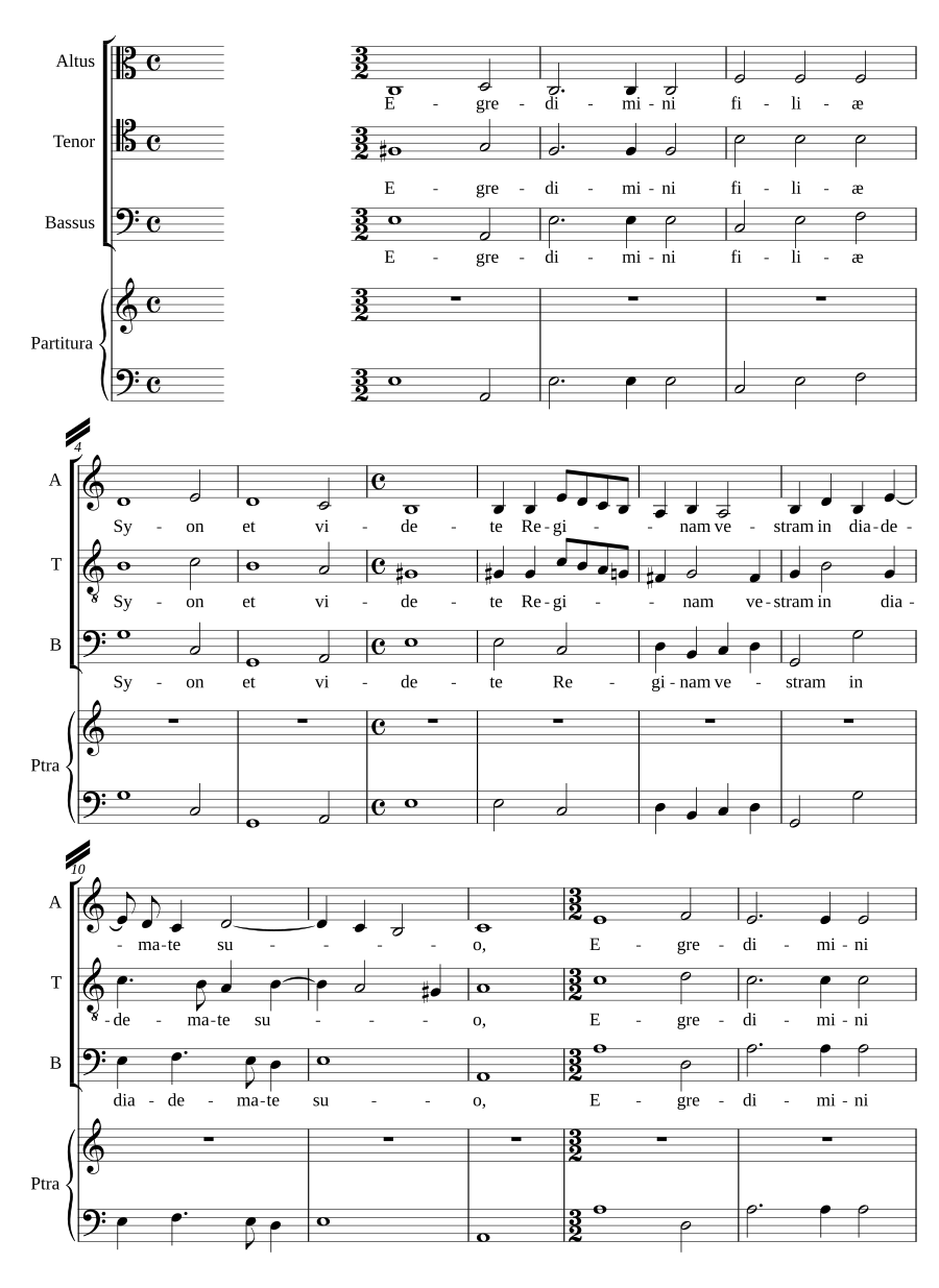 Egredimini filiæ Syon