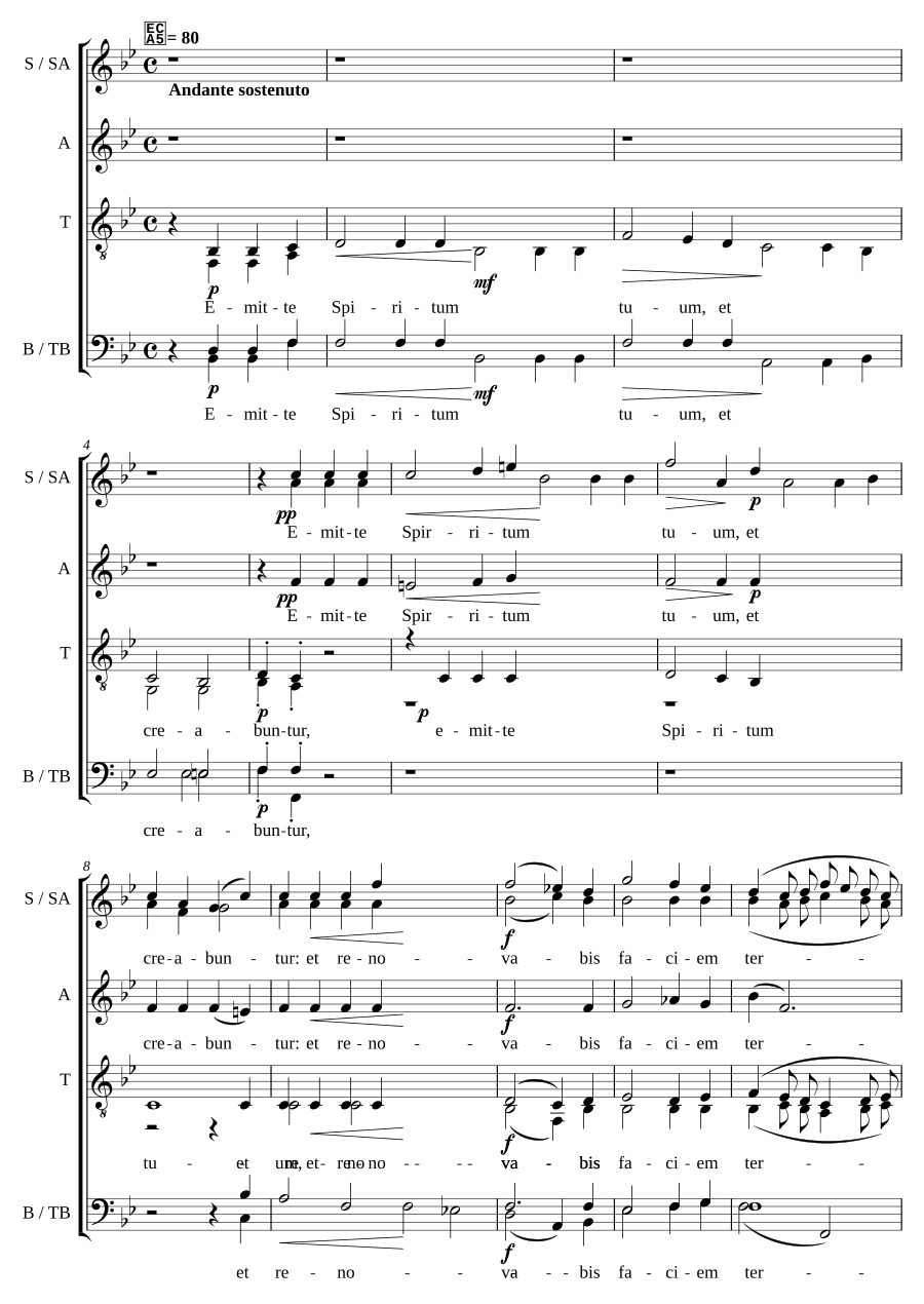 Emitte spiritum tuum