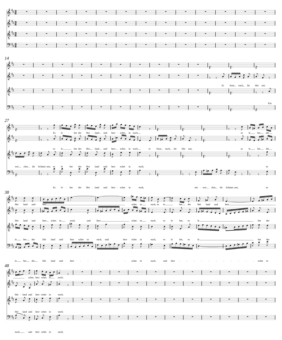 Erfreut euch, ihr Herzen, BWV 66
