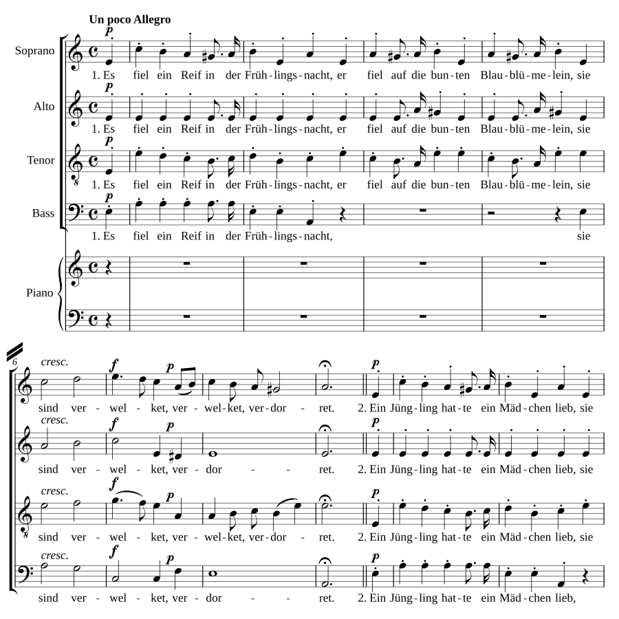 Es fiel ein Reif, Op. 41, No. 3