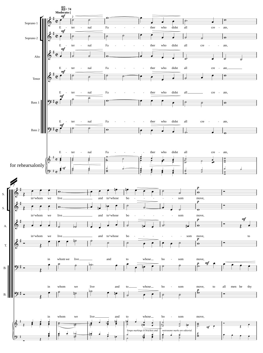 Eternal Father, Op. 135, No. 2