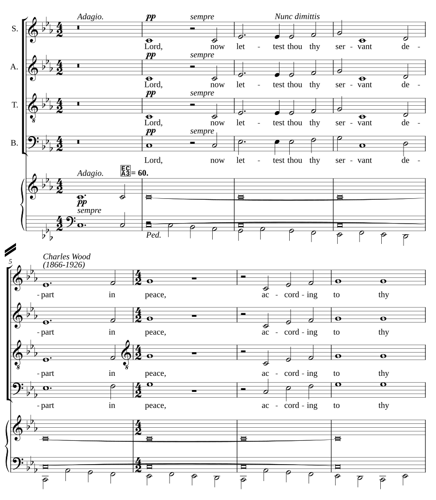 Evening Service in C Minor