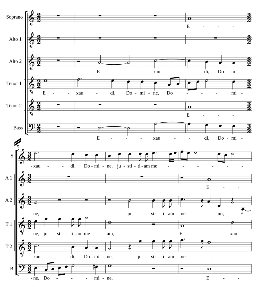 Exaudi, Domine