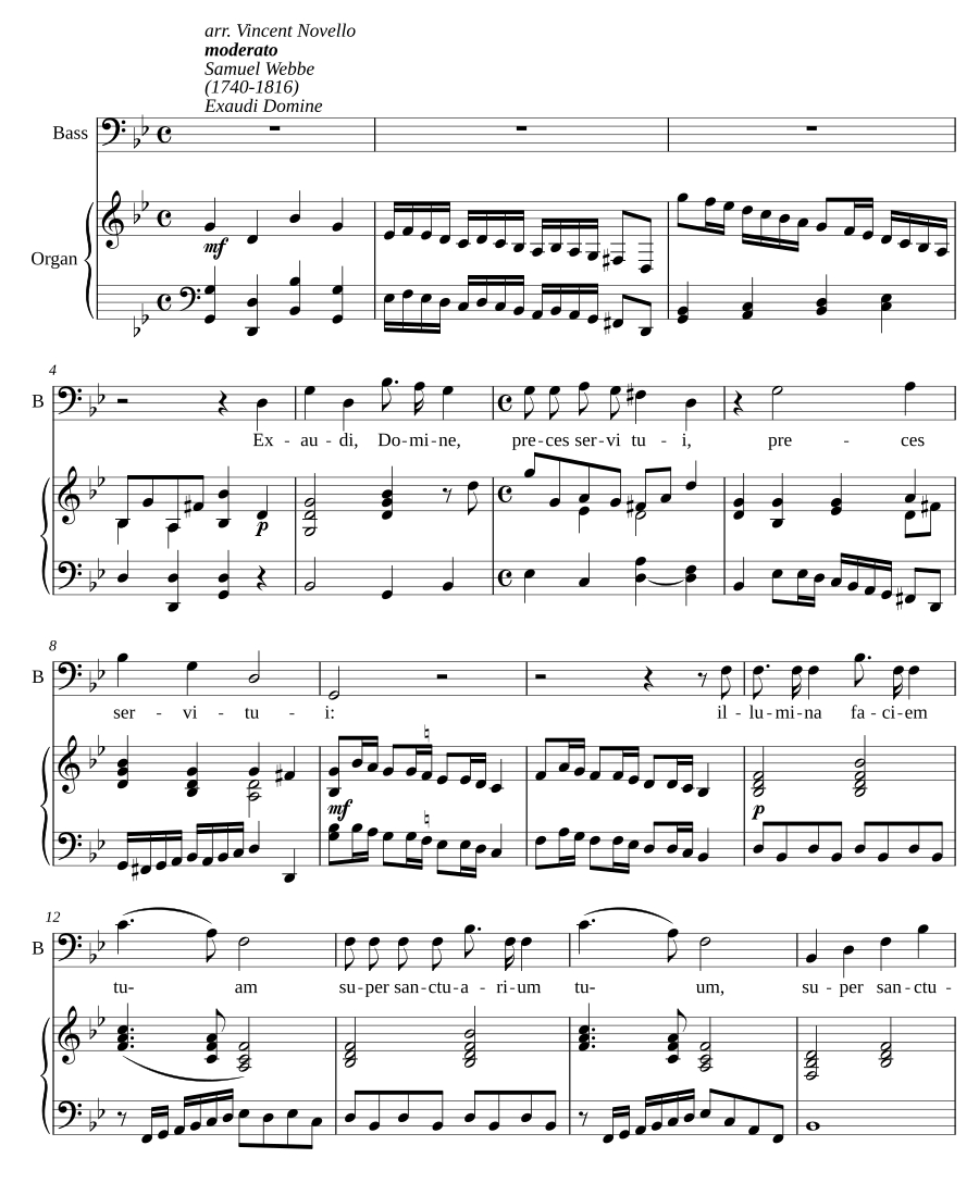 Exaudi Domine