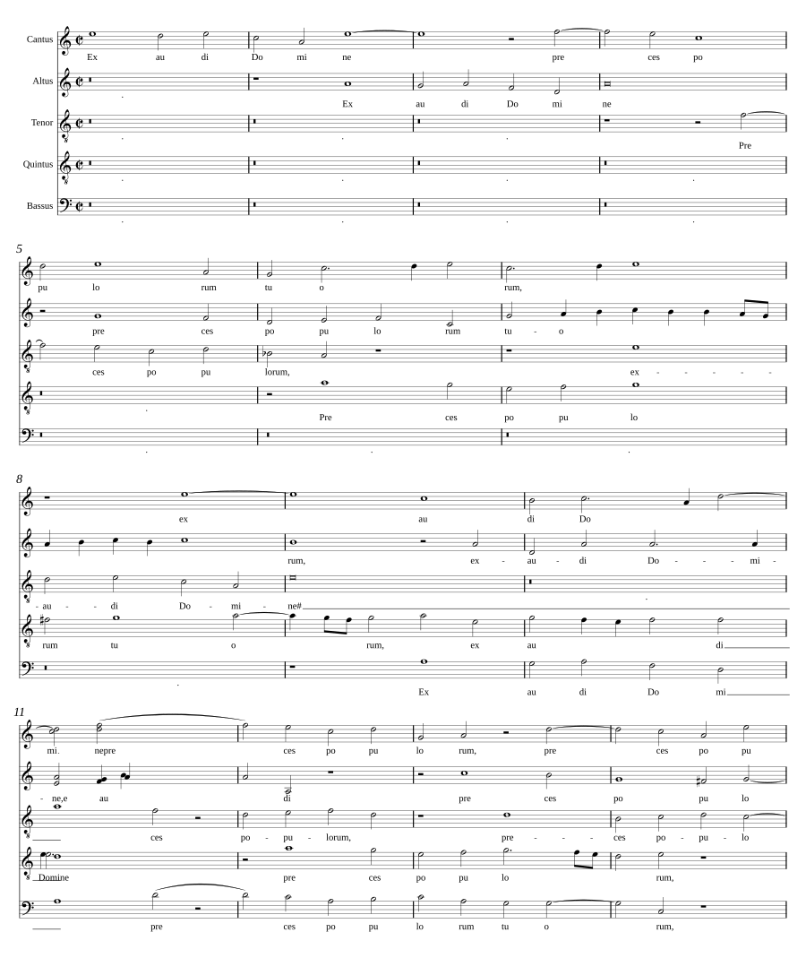 Exaudi Domine preces