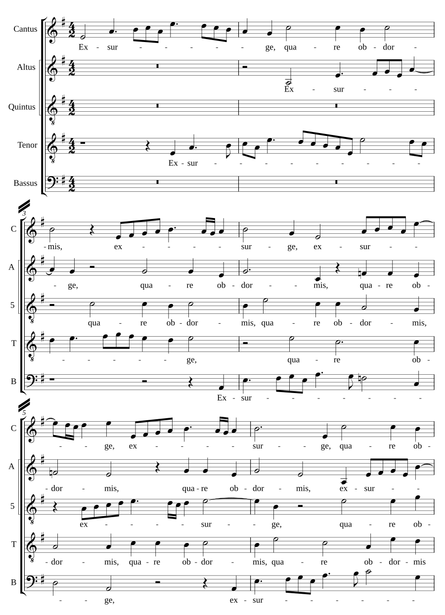Exsurge, quare obdormis Domine