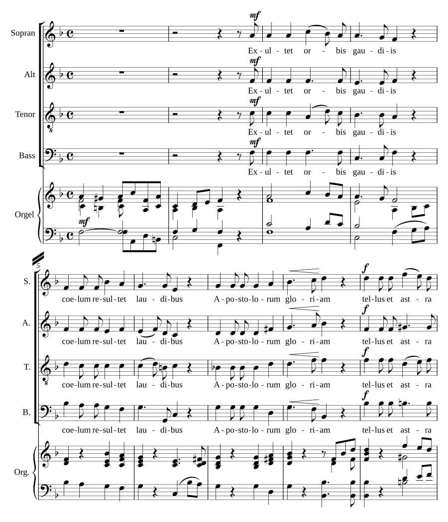 Exultet orbis gaudiis