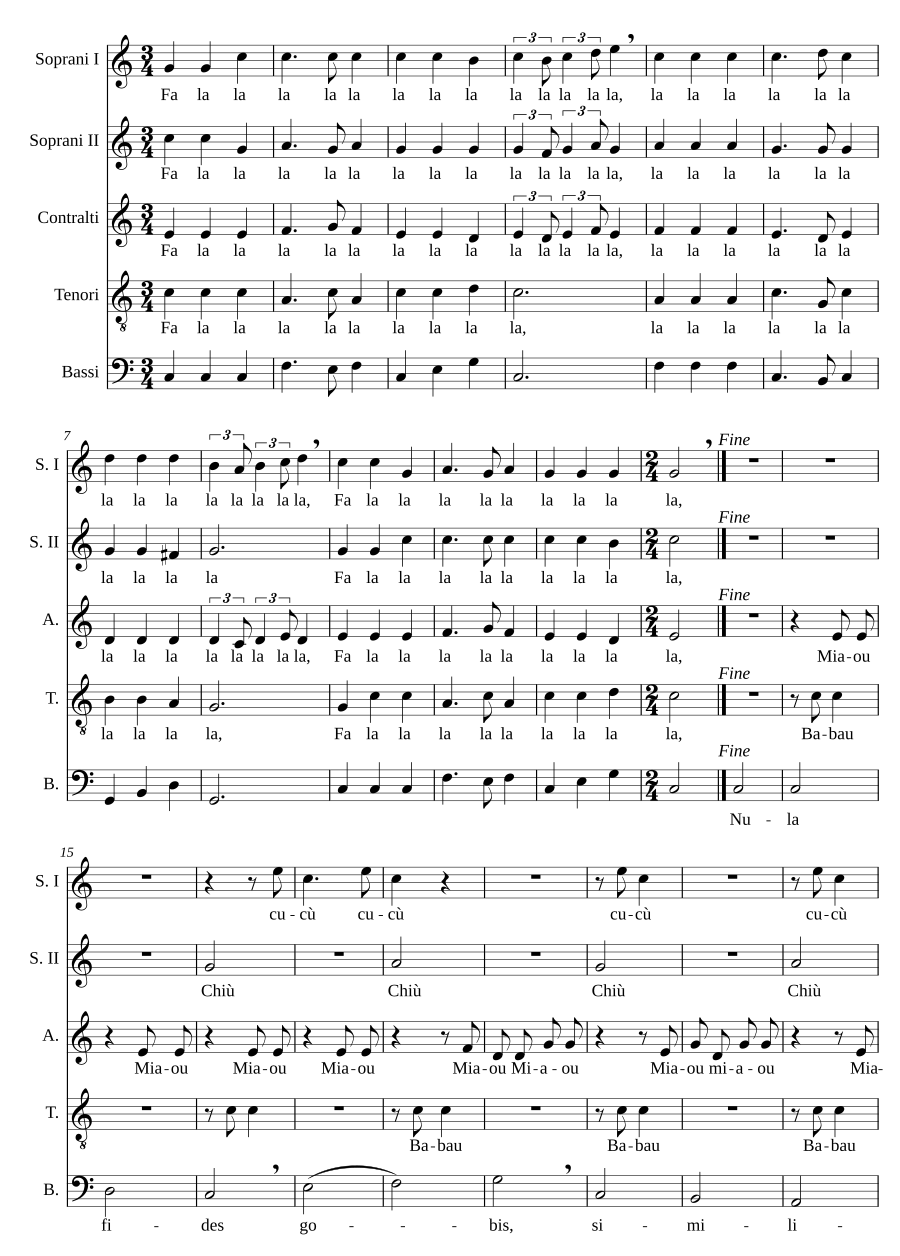 Festino nella sera del giovedì grasso, Op. 18