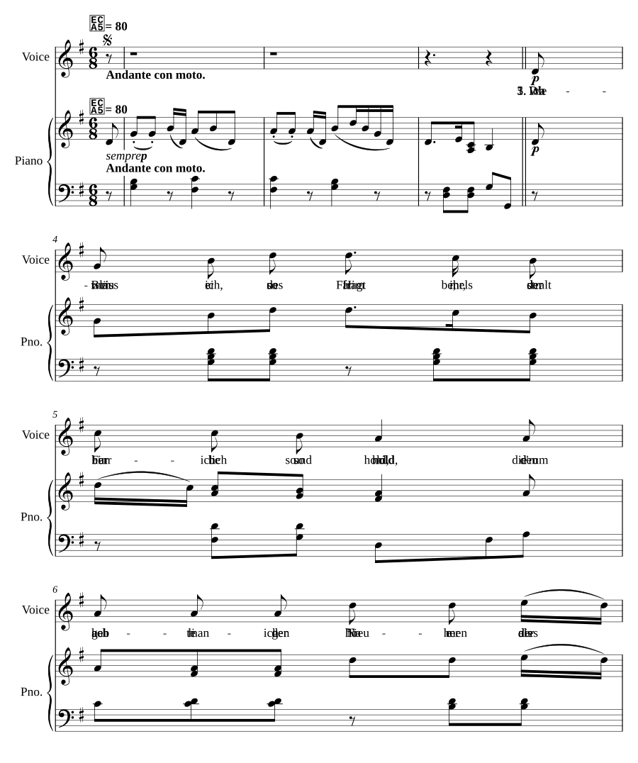 Feuerfarb, Op. 52 No. 2
