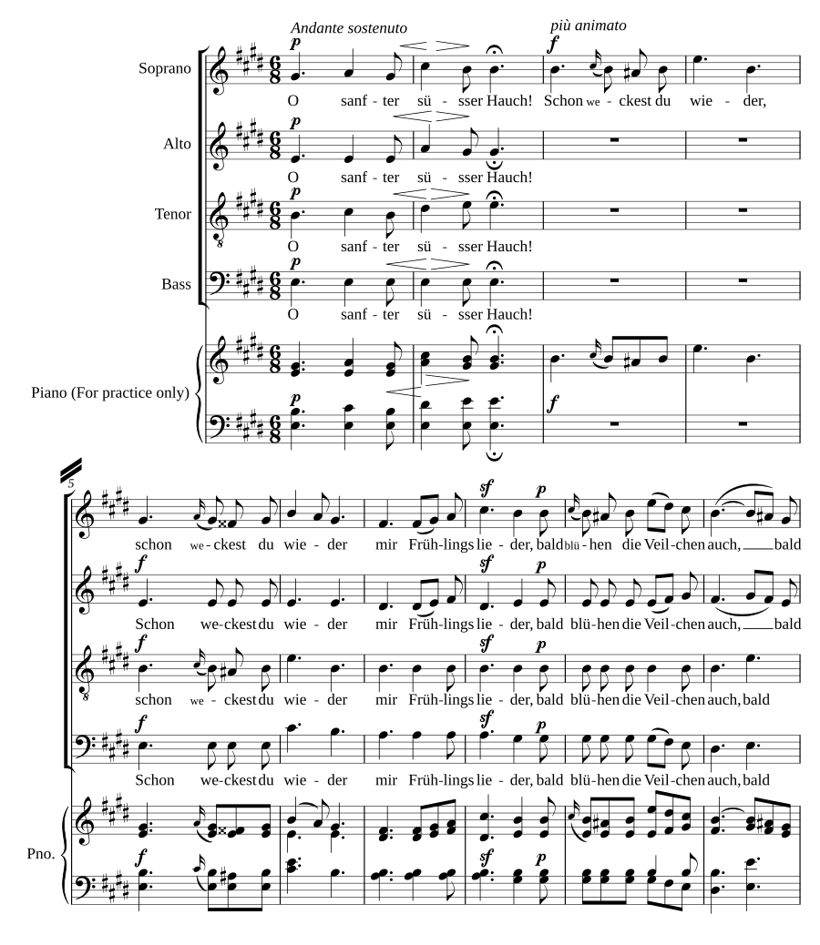 Frühlingsahnung, Op. 48, No. 1