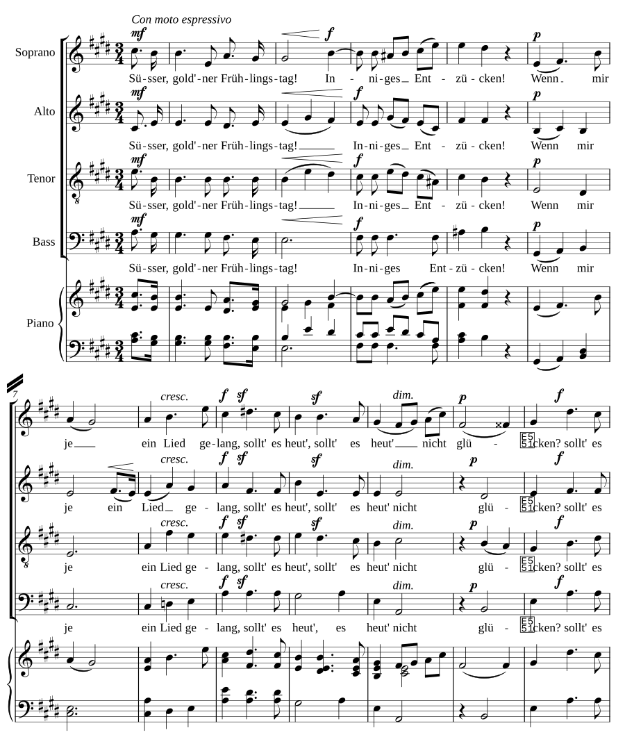 Frühlingsfeier, Op. 48, No. 3