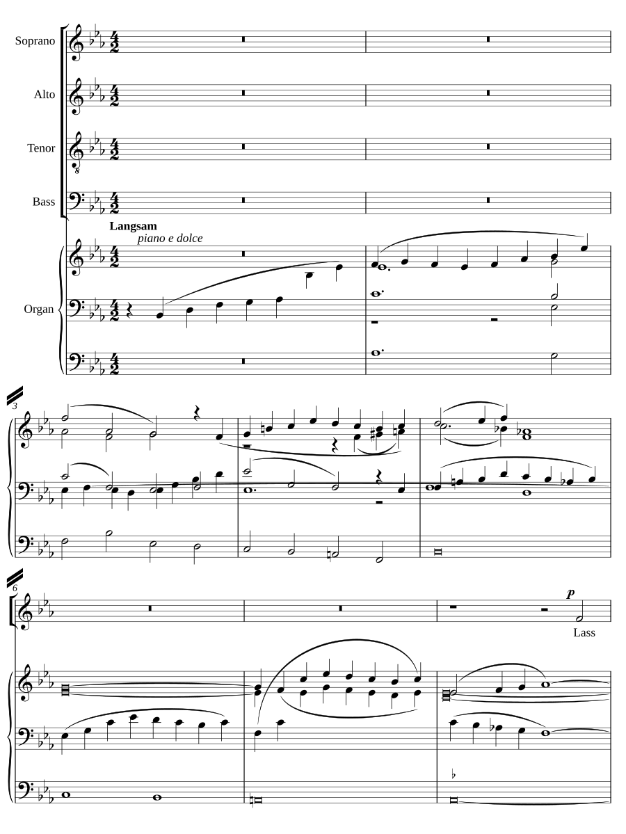 Geistliches Lied, Op. 30