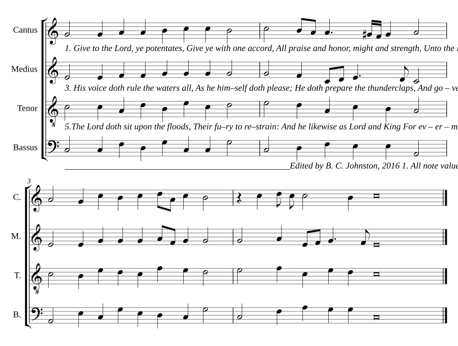 Give to the Lord, ye potentates