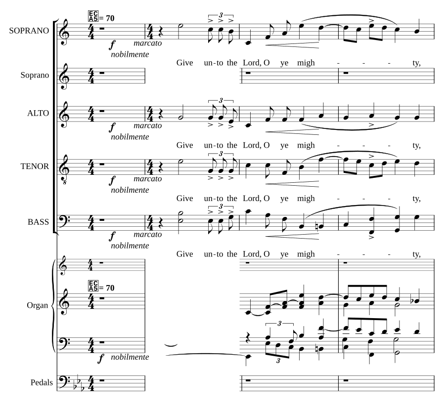 Give unto the Lord, Op. 74