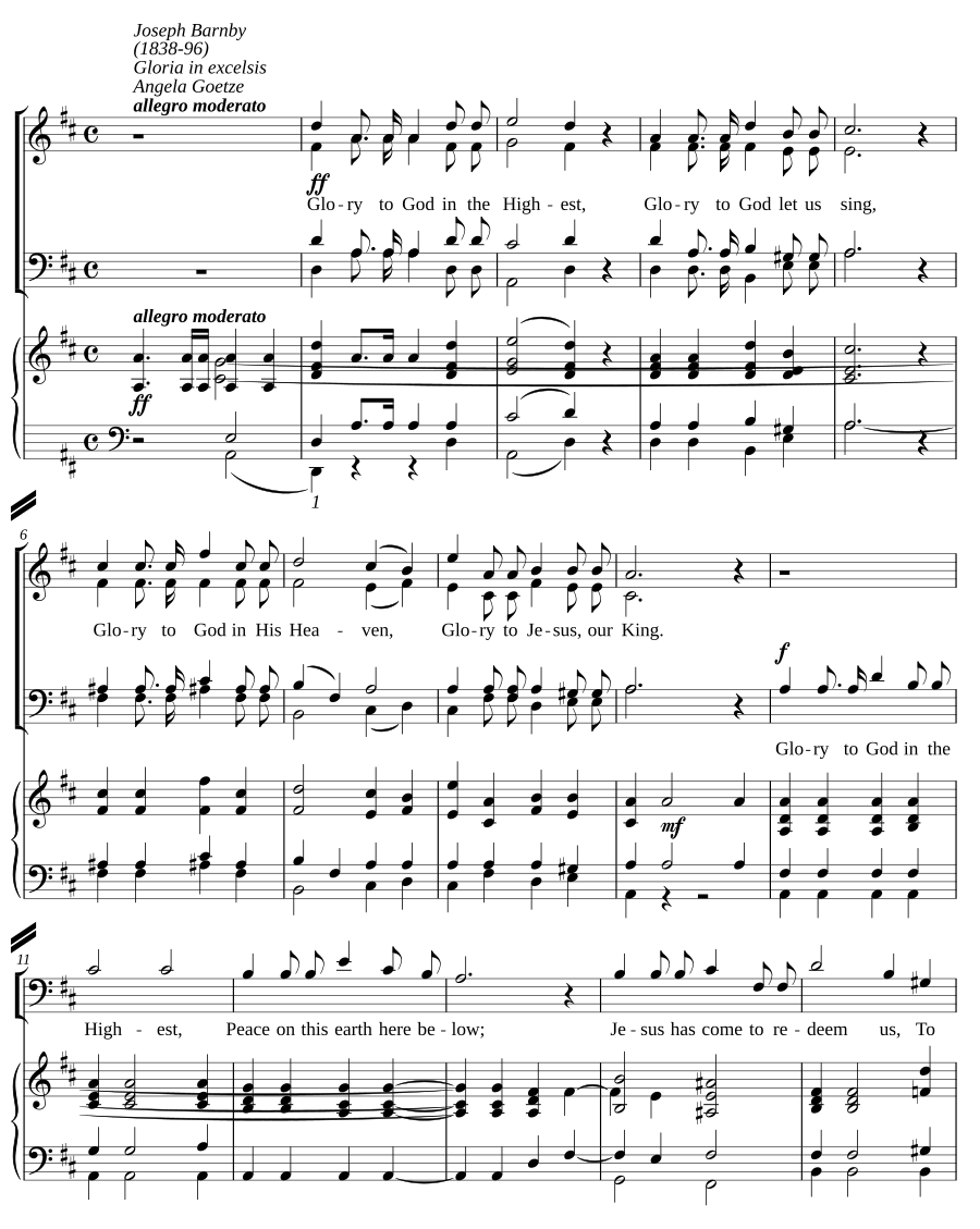 Gloria in excelsis