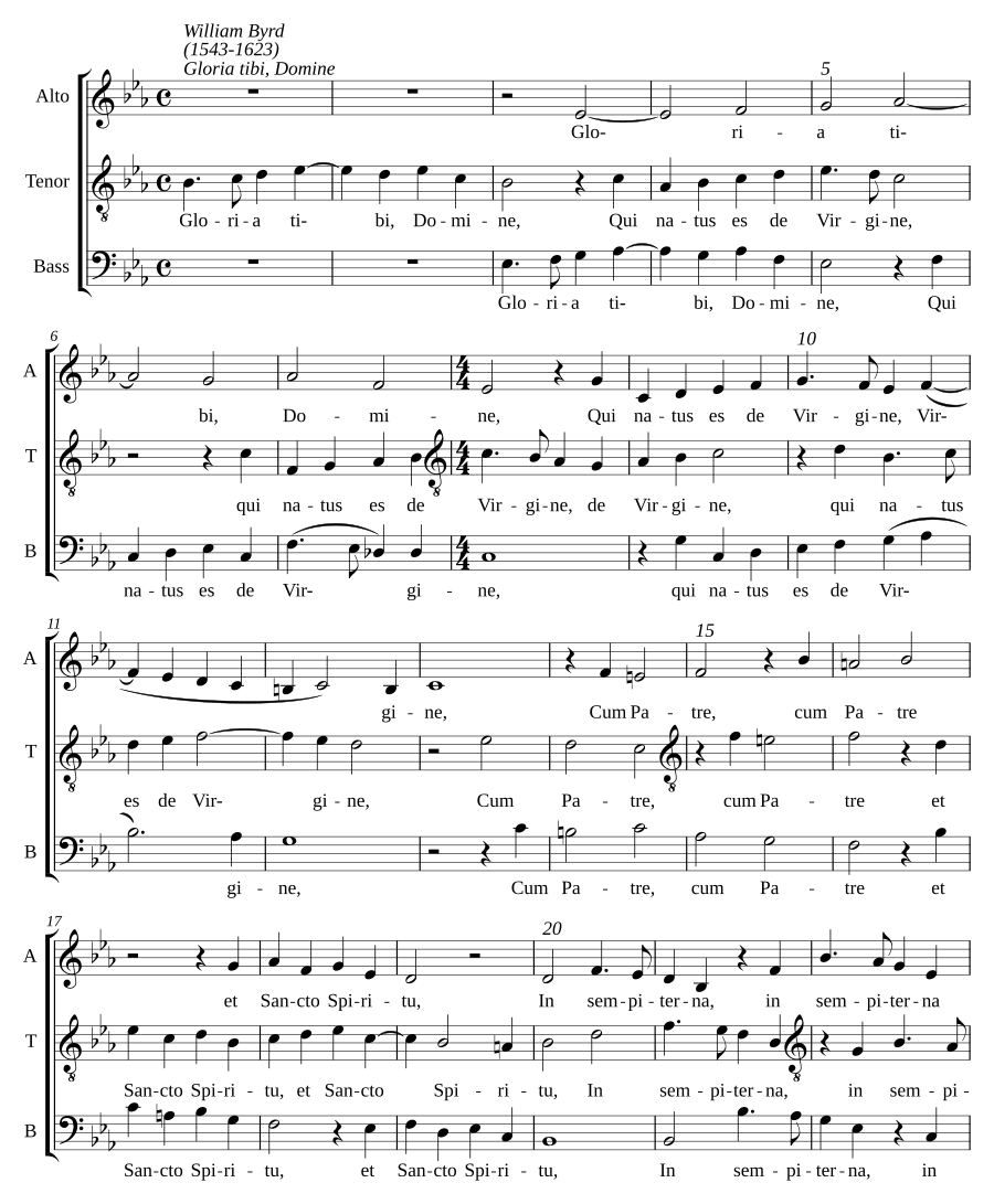 Gloria tibi, Domine