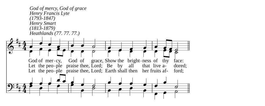 God of mercy, God of grace
