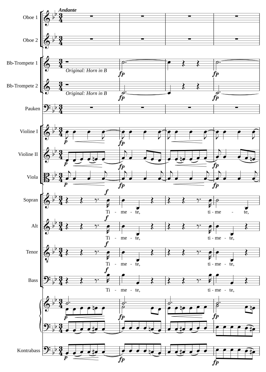 Graduale und Offertorium: 'Timete' & 'Justorum animae'