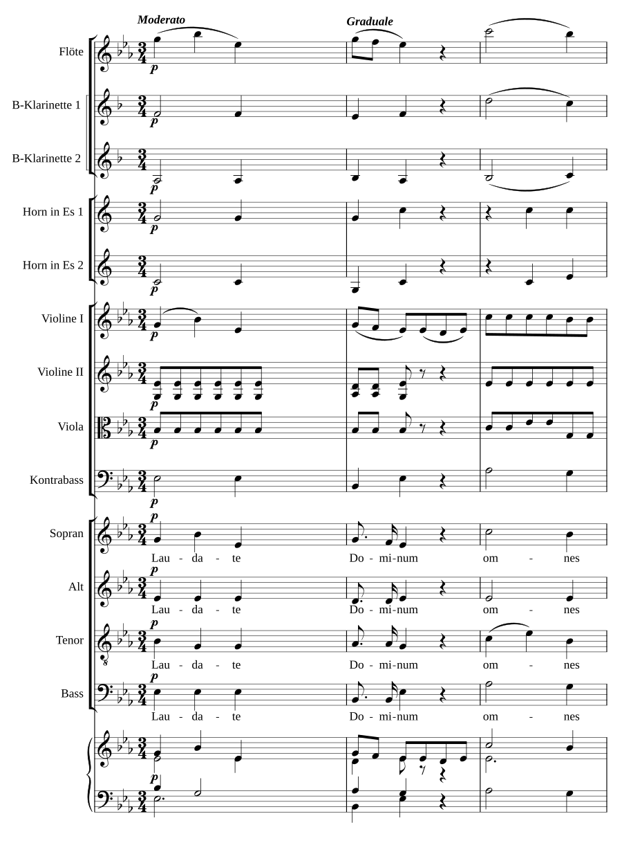 Graduale und Offertorium