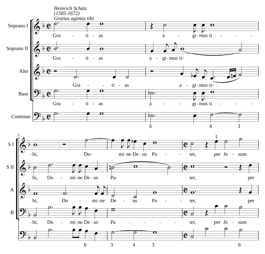Gratias agimus tibi, Domine Deus Pater, SWV 93