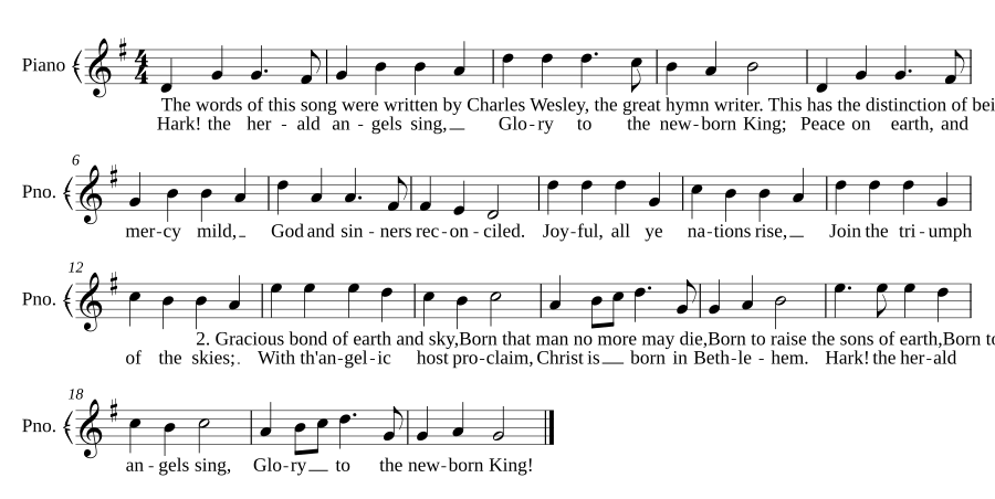 Hark! the herald angels sing