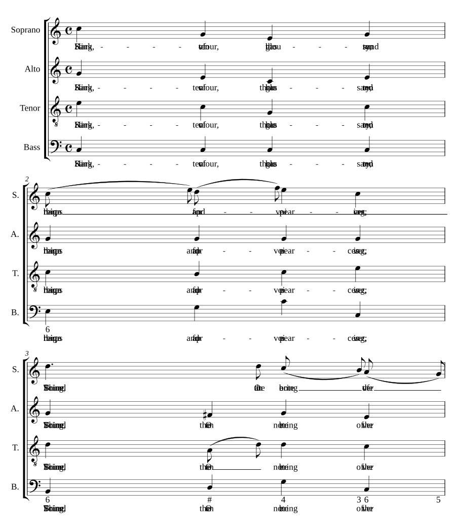 Hark, ten thousand harps and voices