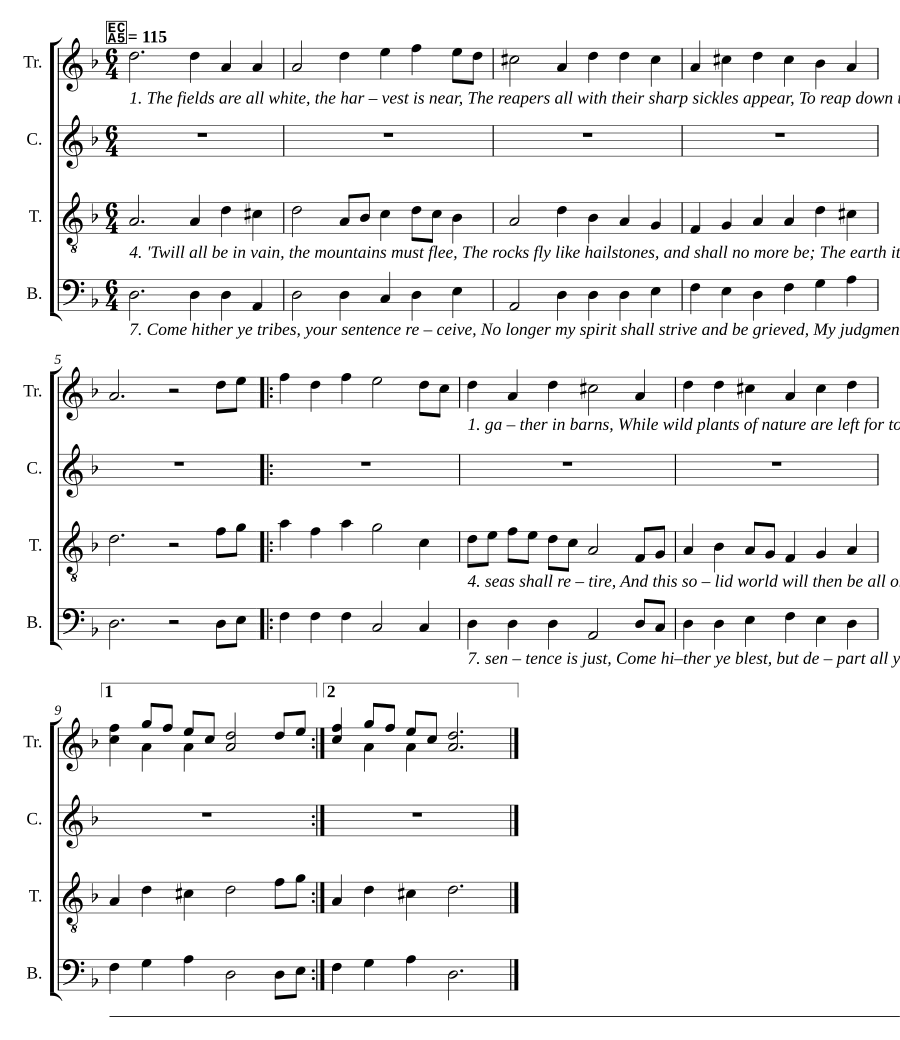 Harvest Hymn