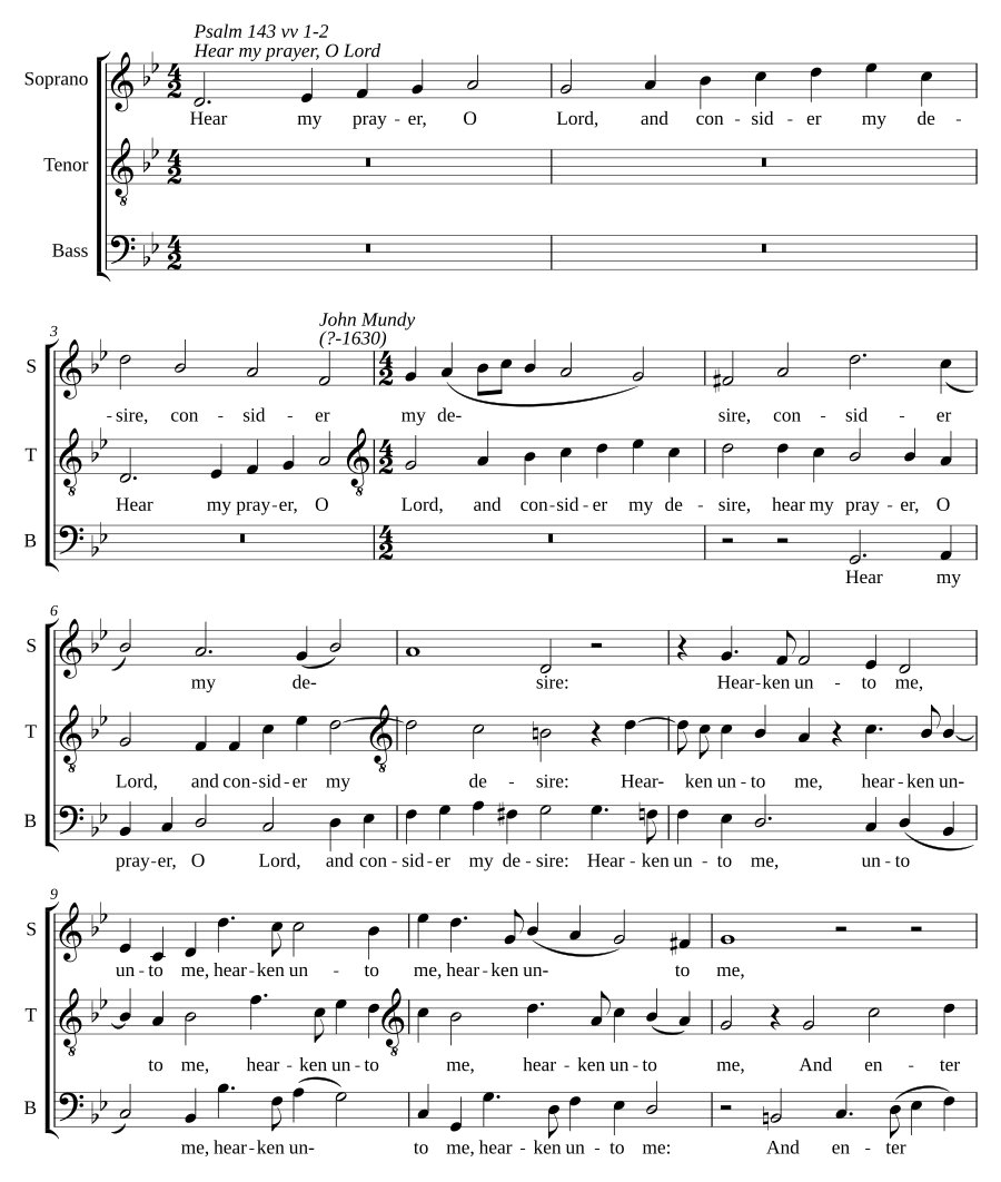 Hear my prayer, O Lord
