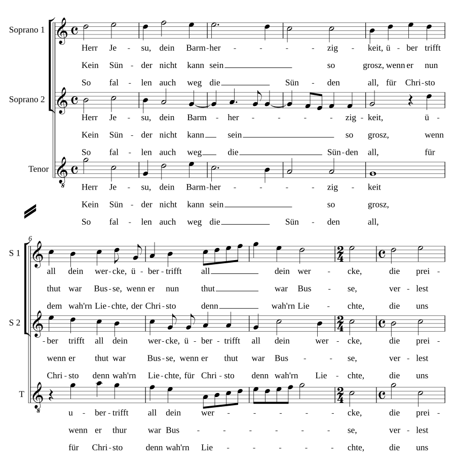Herr Jesu, dein Barmherzigkeit