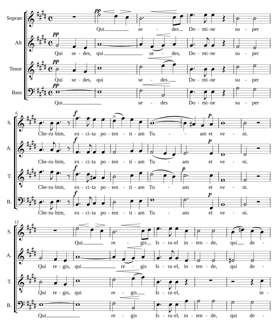 Heruvimskaya pesn' (SATB)