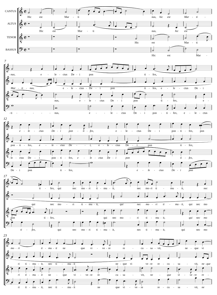 Hic est Martinus