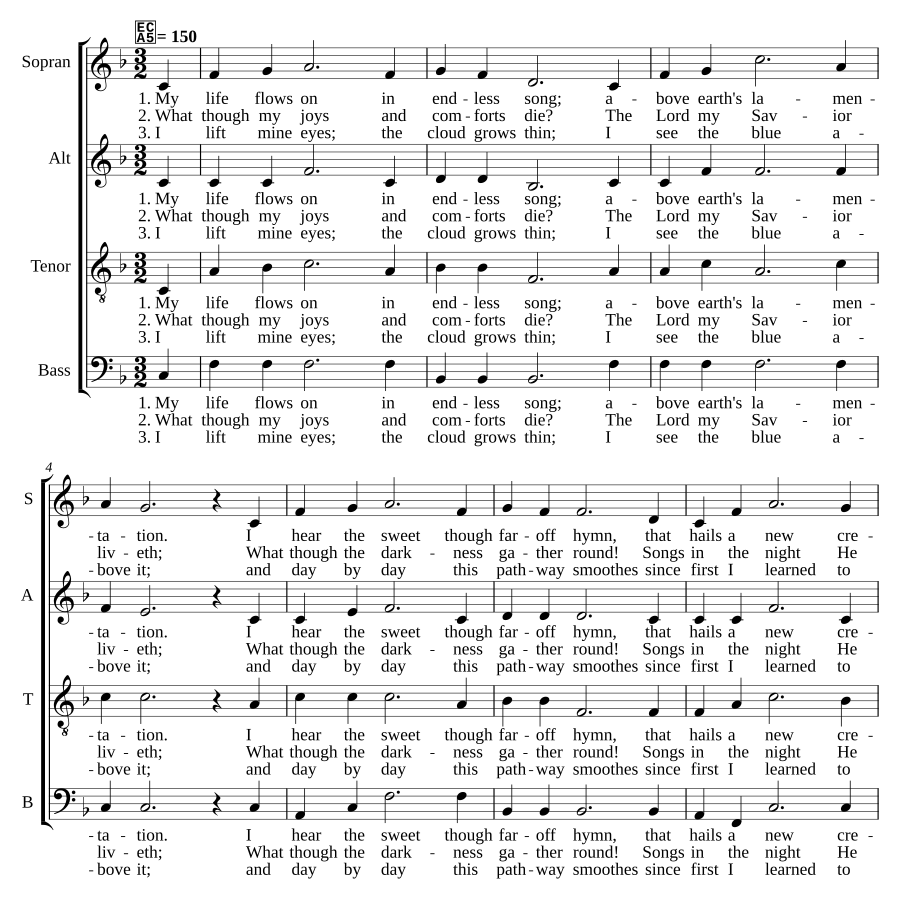 How can I keep from singing?