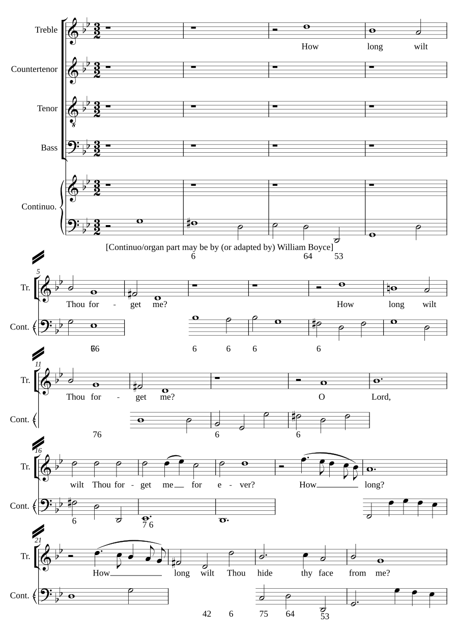 How long wilt thou forget me?