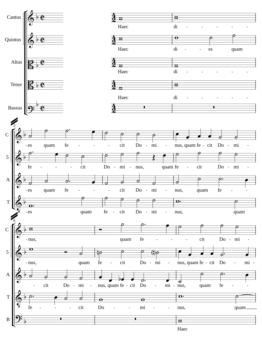 Hæc dies quam fecit Dominus