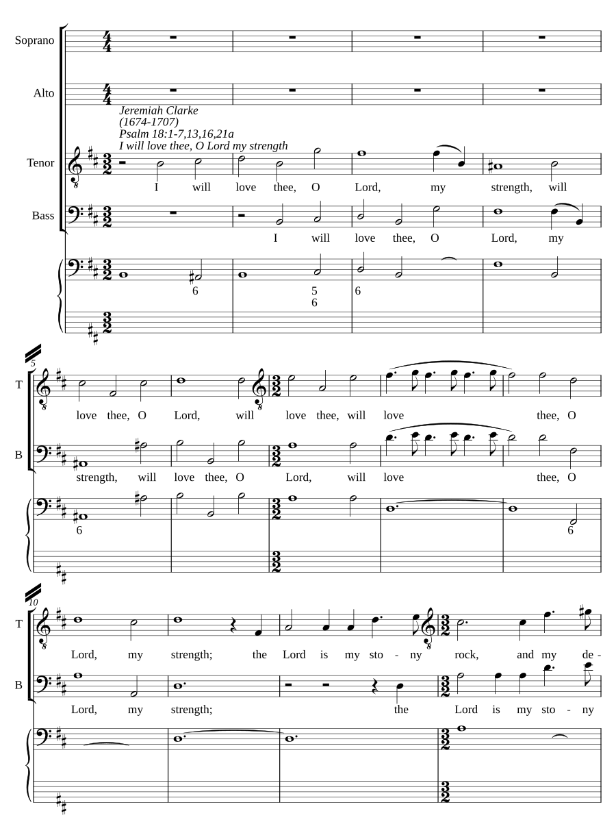 I will love thee, O Lord
