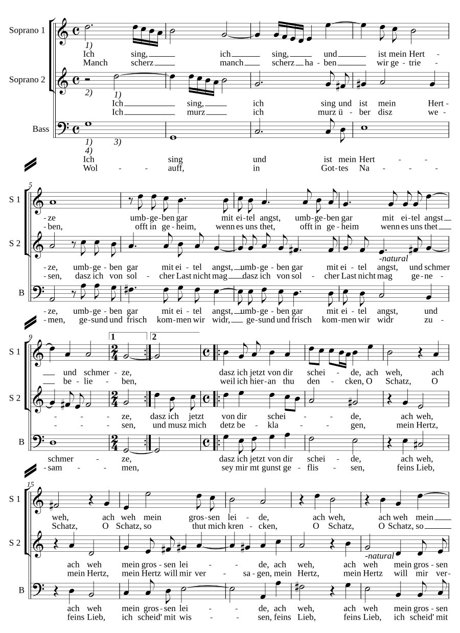 Ich sing