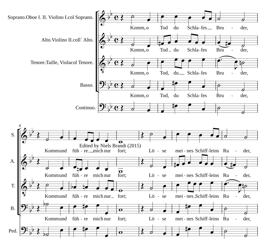 Ich will den Kreuzstab gerne tragen, BWV 56