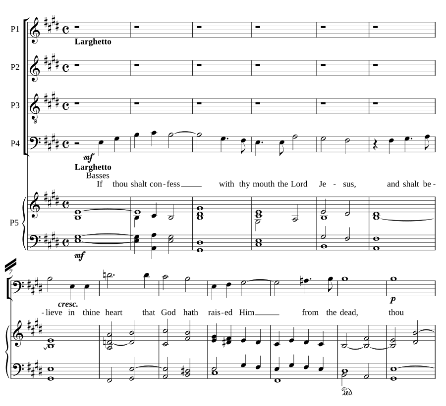 If thou shalt confess with thy mouth, Op. 37, No. 2