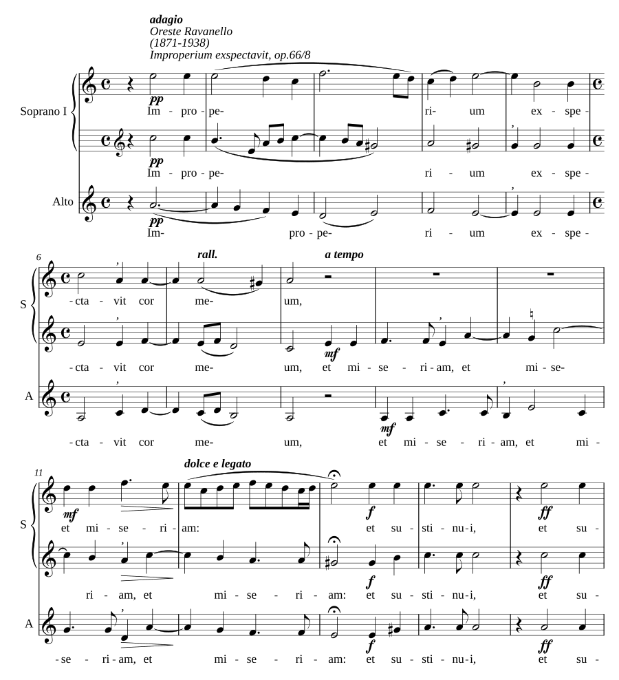 Improperium exspectavit, op. 66/8