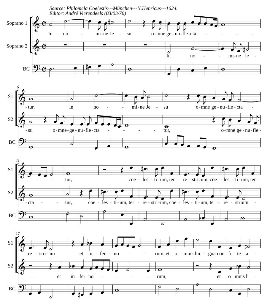 In nomine Jesu (Ferdinand di Lasso (II))