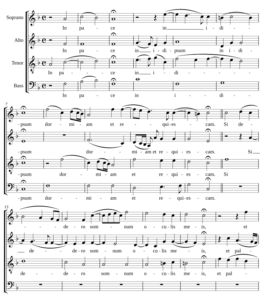In pace in idipsum
