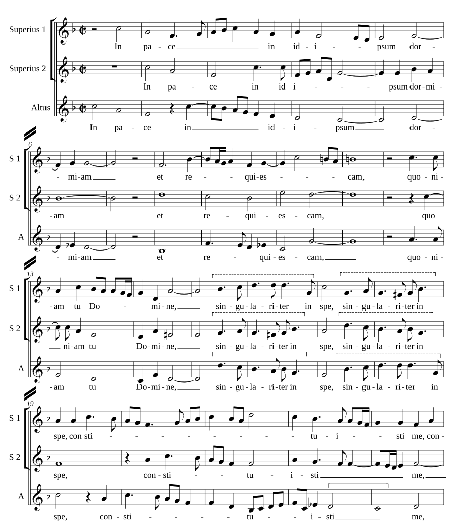 In pace in idipsum