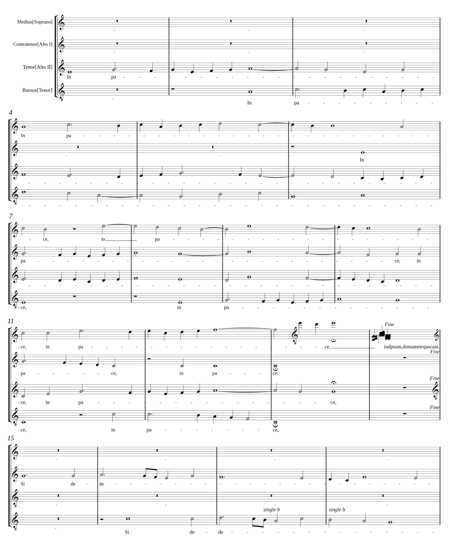In pace in idipsum