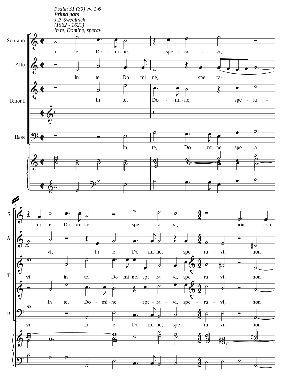 In te, Domine, speravi