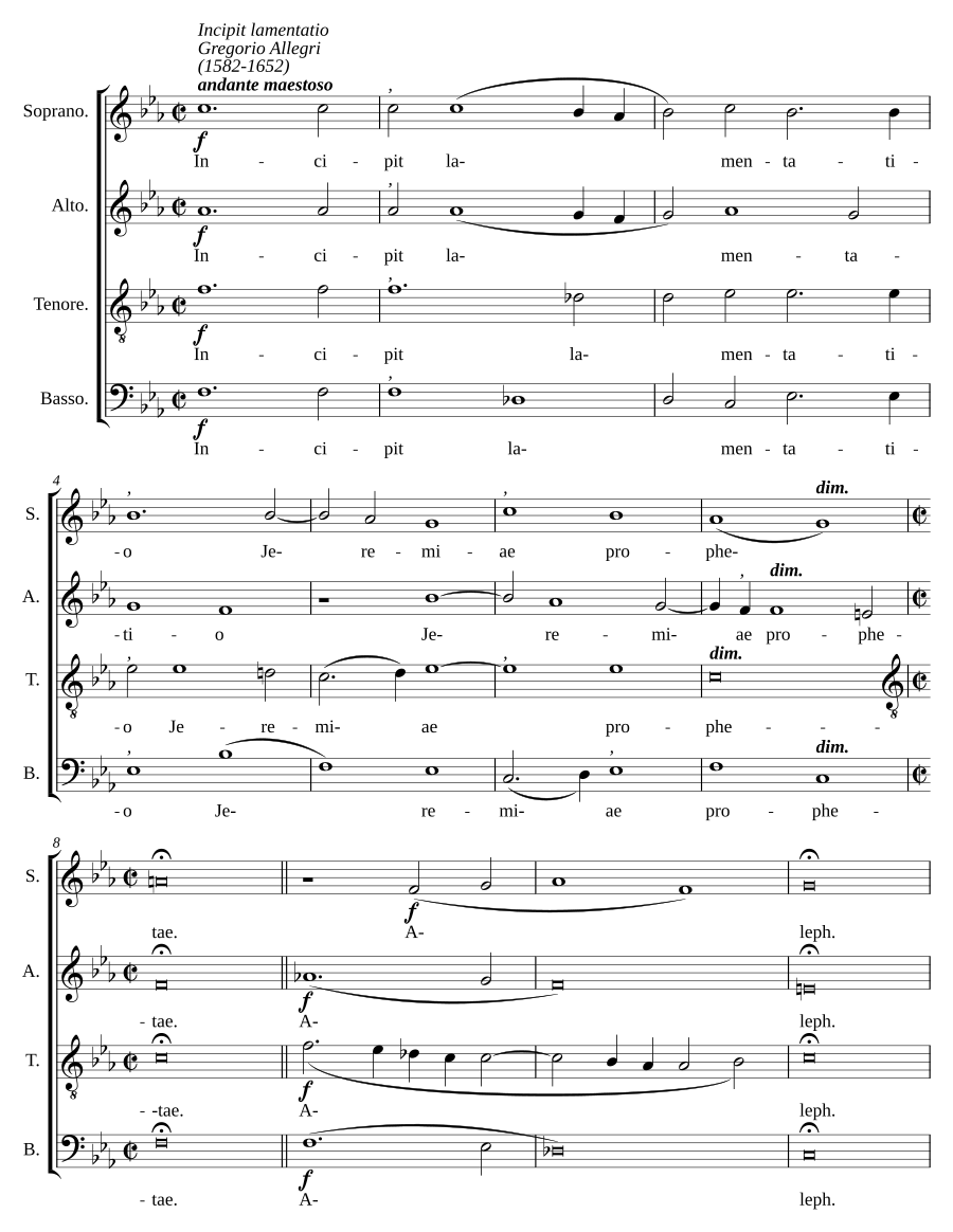 Incipit lamentatio