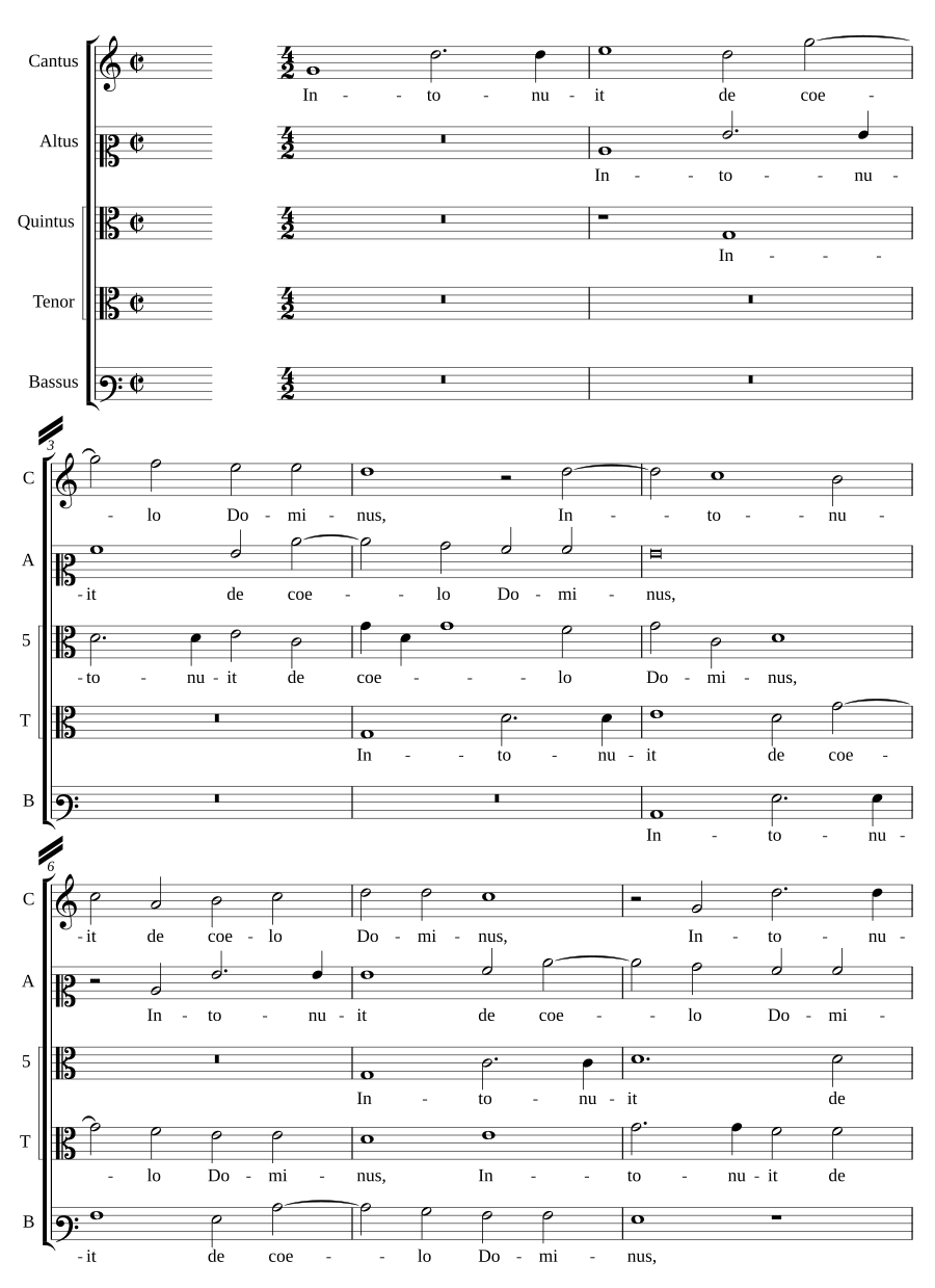 Intonuit de cœlo