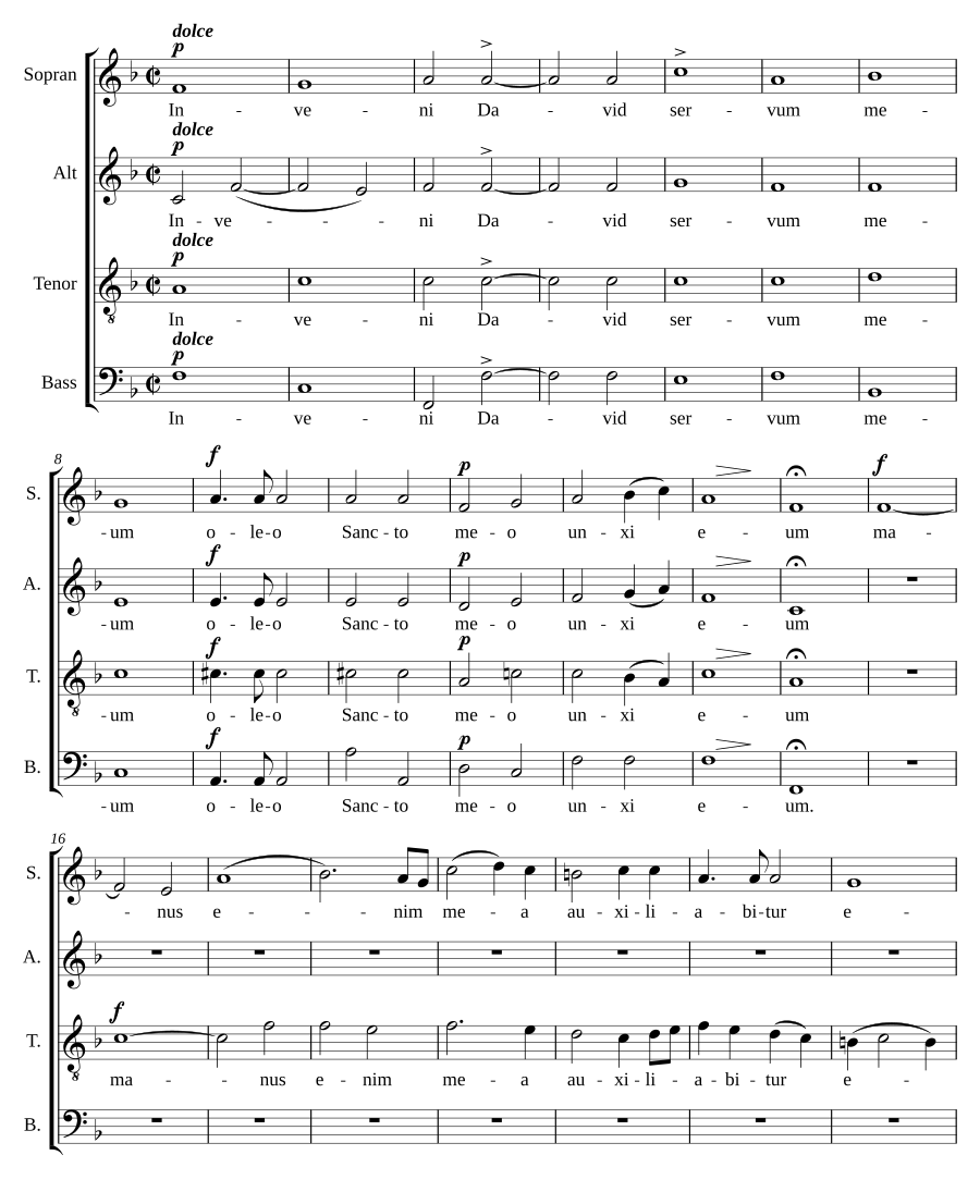 Inveni David, Op. 9, No. 11